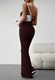 Strapless Lace-Up Jumpsuit